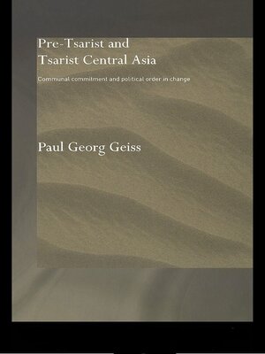 cover image of Pre-tsarist and Tsarist Central Asia
